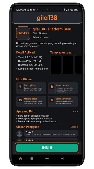 Unduh dan Instal gila138 APK untuk Android