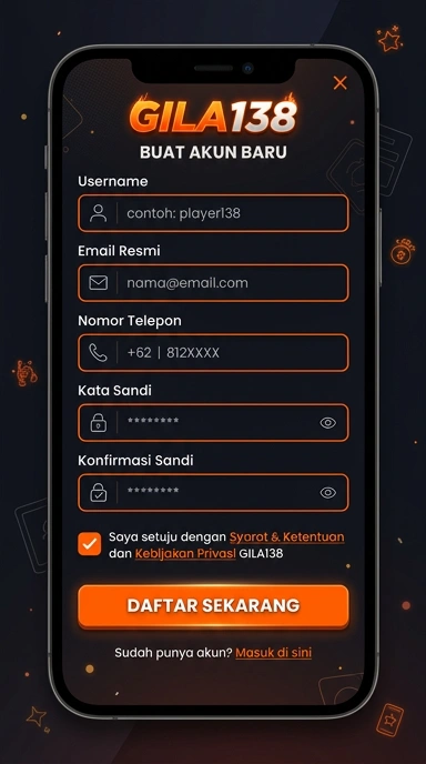 Panduan Lengkap Registrasi Akun gila138 untuk Pemain Baru
